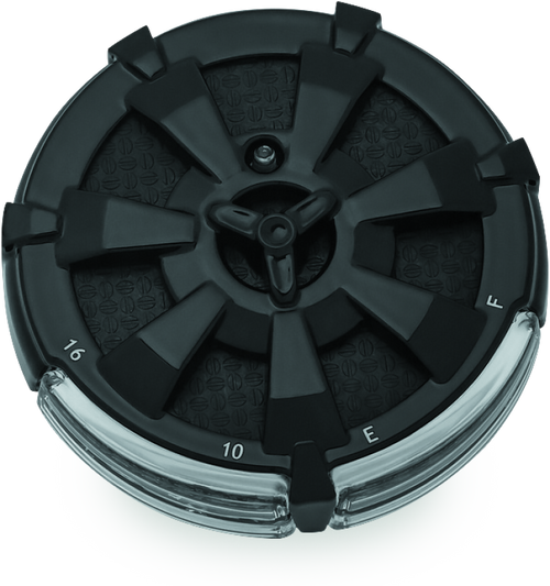 Kuryakyn Alley Cat Fuel & Battery Gauge Gloss Black - 7383 Photo - Primary