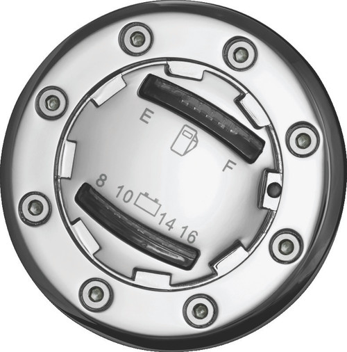 Kuryakyn Informer LED Fuel & Battery Gauge Chrome - 7282 User 1