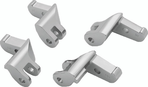 Kuryakyn Floorboard Relocator Brackets 17 and Up Touring Chrome - 4609 Photo - Primary