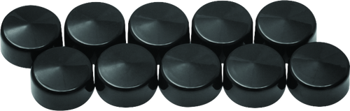 Kuryakyn Kool Kaps Gloss Black 9/16inch Hex Head - 2458 Photo - Primary