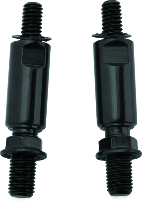 Kuryakyn Raised Mirror Mnt Adapters Gloss Black - 1892 Photo - Primary