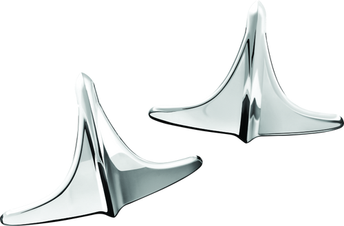 Kuryakyn Rear Fender Accents, Leading Edge, Chrome - 7217 Photo - Primary Kuryakyn Rear Fender Accents, Leading Edge, Chrome - 7217 Photo - Primary