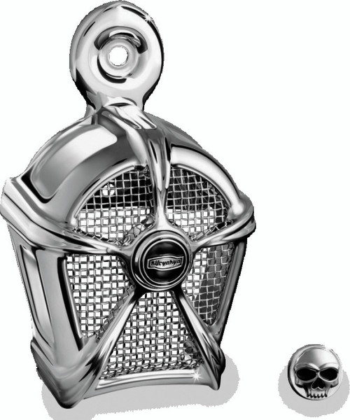 Kuryakyn Mach 2 Horn Cover Chrome With Chrome Mesh - 7295 Photo - Primary