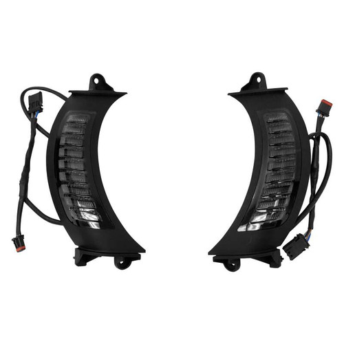 Letric Lighting Fairing Vent Switchback Turn Signal Black - LLC-5BR-TS Photo - Primary