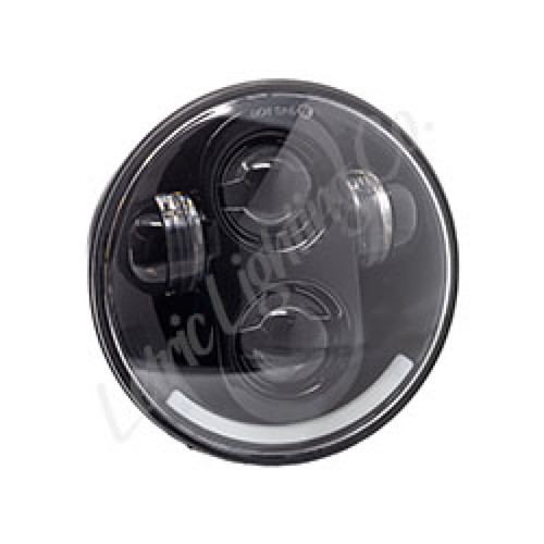 Letric Lighting 5.75&quot; LED Black Premium Headlight - LLC-LH-5B Photo - Primary