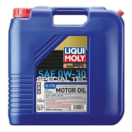 LIQUI MOLY 20L Special Tec B FE Motor Oil SAE 0W30 - 22269 User 1