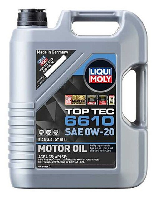 LIQUI MOLY 5L Top Tec 6610 Motor Oil SAE 0W20 - 22190 User 1