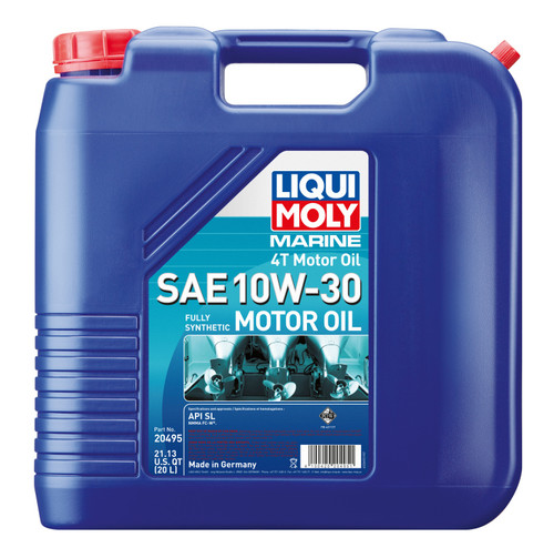 LIQUI MOLY 20L Marine 4T Motor Oil SAE 10W30 - 20495 Photo - Primary