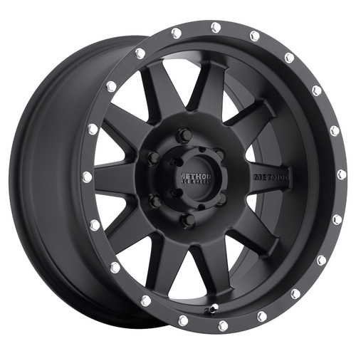 Method MR301 The Standard 16x8 0mm Offset 6x5.5 108mm CB Matte Black Wheel - MR30168060500 Photo - Primary