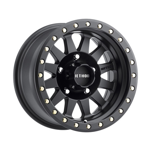 Method MR304 Double Standard 17x8.5 0mm Offset 5x5 94mm CB Matte Black Wheel - MR30478550500 Photo - Primary