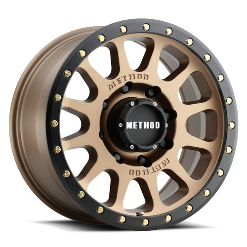 Method MR305 NV HD 18x9 +18mm Offset 8x6.5 130.81mm CB Method Bronze/Black Street Loc Wheel - MR30589080918H Photo - Primary
