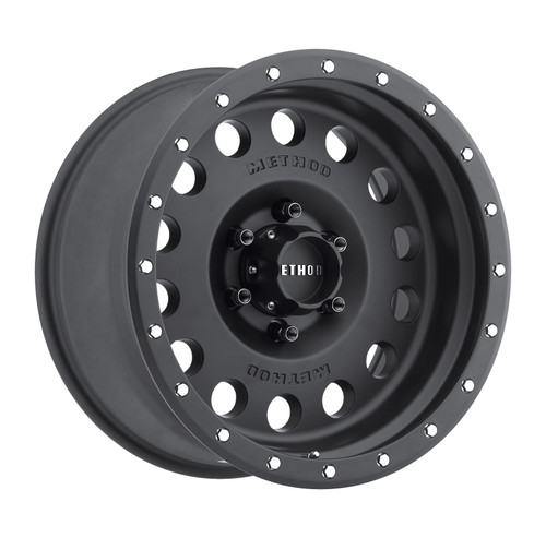 Method MR307 Hole 17x8.5 0mm Offset 6x5.5 108mm CB Matte Black Wheel - MR30778560500 Photo - Primary