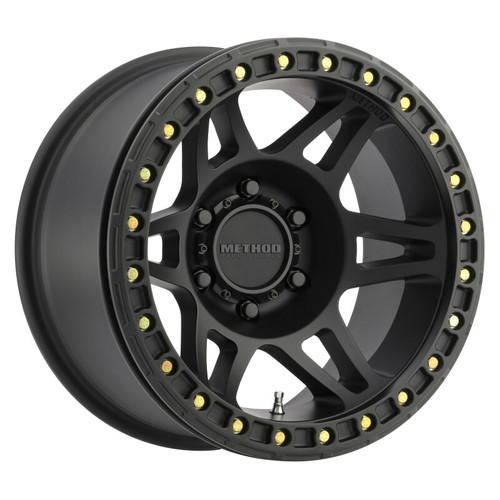 Method MR106 Beadlock 17x9 -44mm Offset 6x5.5 108mm CB Matte Black w/BH-H24125 Wheel - MR10679060544B Photo - Primary