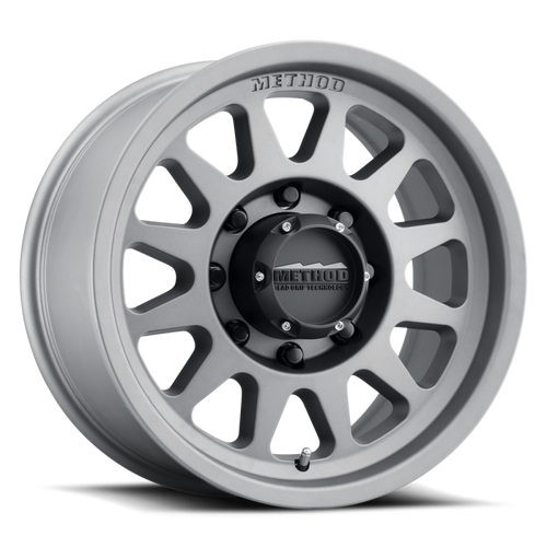 Method MR704 HD 17x9 18mm Offset 8x180 130.81mm CB Titanium Wheel - MR70479088818H Photo - Primary
