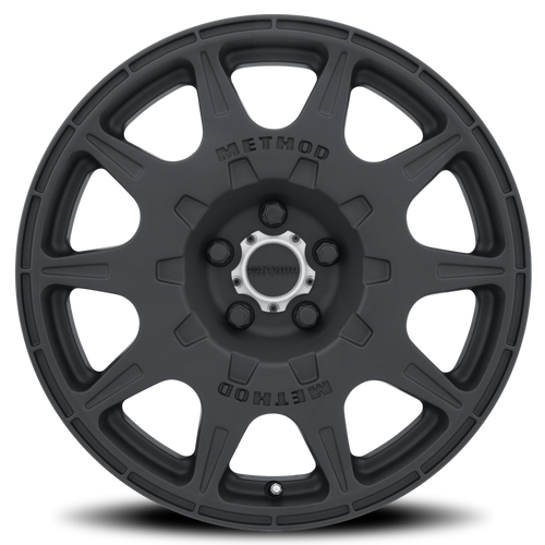 Method MR502 RALLY 17x8 +38mm Offset 5x4.5 67.1mm CB Matte Black Wheel - MR50278012538-2 Photo - Primary