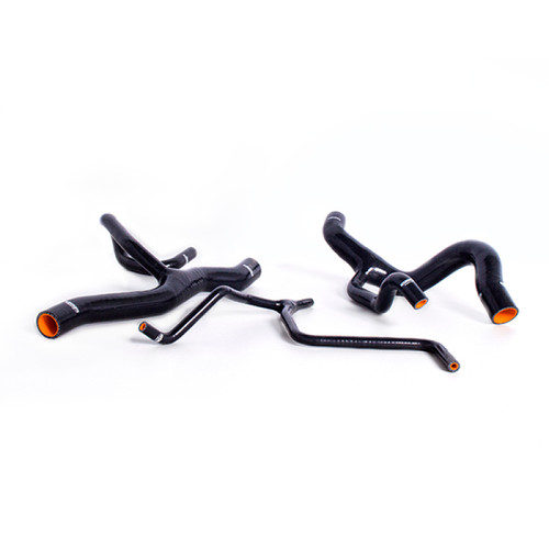 Mishimoto 2016+ Chevrolet Camaro 2.0T w/HD Cooling Package Silicone Radiator Hose Kit - Black - MMHOSE-CAM4-16HDBK Photo - Primary