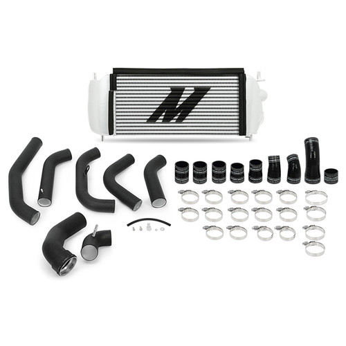 Mishimoto 15-16 Ford F-150 EcoBoost 3.5L Silver Performance Intercooler Kit w/ Black Pipes - MMINT-F35T-15KBSL Photo - Primary