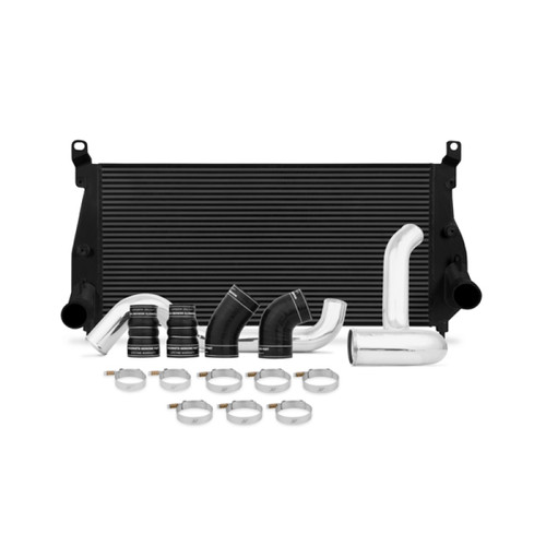 Mishimoto 02-04.5 Chevrolet 6.6L Duramax Intercooler Kit w/ Pipes (Black) - MMINT-DMAX-02KBK Photo - Primary