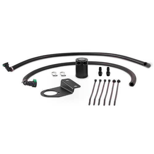Mishimoto 19+ Ford Ranger Baffled Oil Catch Can Kit - Black - MMBCC-RGR-19PBE Photo - Primary