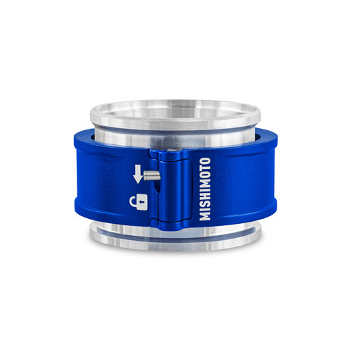 Mishimoto 2.5in Quick Release Clamp Assembly - Blue - MMCLAMP-QD-25BL Photo - Primary
