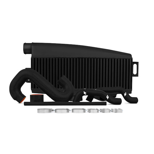 Mishimoto Subaru 02-07 WRX/04-07 STi Top-Mount Intercooler Kit - Powder Coated Black & Black Hoses - MMTMIC-WRX-01BKBK Photo - Primary