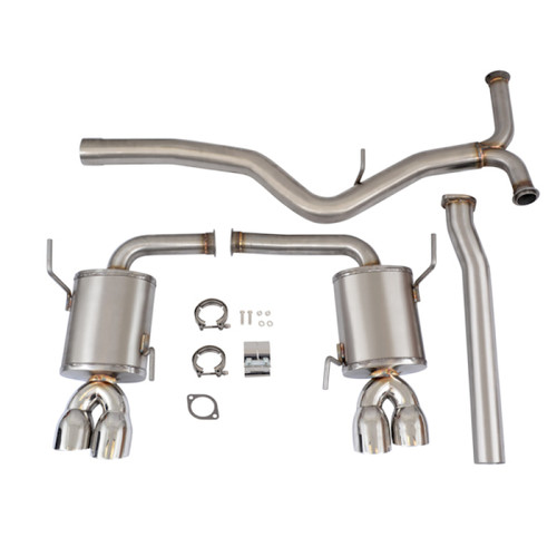 Mishimoto 2015 Subaru WRX 3in Stainless Steel Cat-Back Exhaust - MMEXH-WRX-15 Photo - Primary
