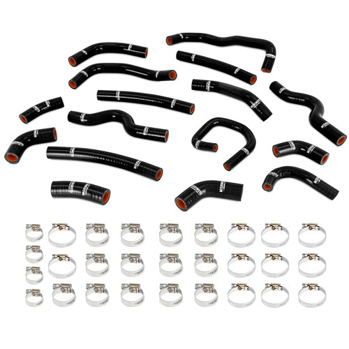 Mishimoto 98-07 Land Cruiser 4.5L I6 Silicone Radiator Hose Kit - Black - MMHOSE-LCR-99HHBK Photo - Primary