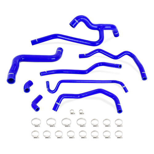 Mishimoto 05-10 Mustang V6 Silicone Radiator & Heater Hose Kit - Blue - MMHOSE-MUS40-05BL Photo - Primary