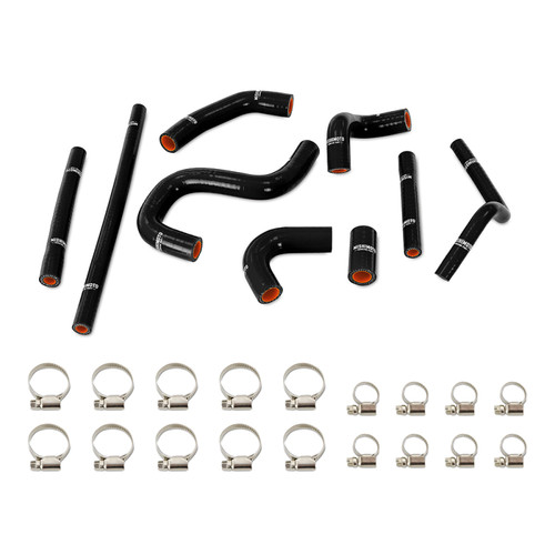Mishimoto 96-02 Toyota 4Runner 3.4L (w/ Rear Heater) Silicone Heater Hose Kit - Black - MMHOSE-4RUN34-96HHRBK Photo - Primary