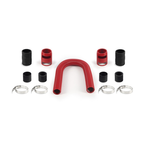 Mishimoto 24in Flexible Radiator Hose Kit Red - MMAH-U24RD Photo - Primary