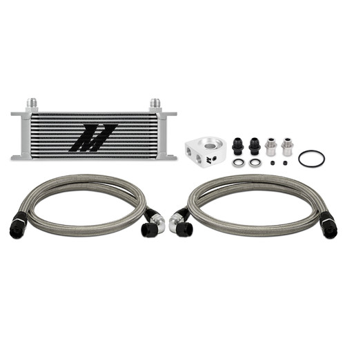 Mishimoto Universal 13 Row Oil Cooler Kit (Silver) - MMOC-U13SL Photo - Primary