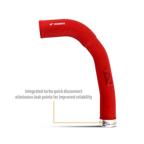 Mishimoto 2022+ Subaru WRX Charge Pipe - Wrinkle Red - MMICP-WRX-22WRD User 1