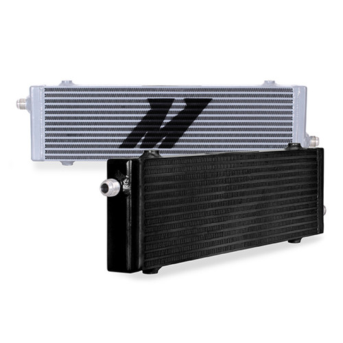 Mishimoto Universal Large Bar and Plate Cross Flow Black Oil Cooler - MMOC-SP-LBK Photo - Primary