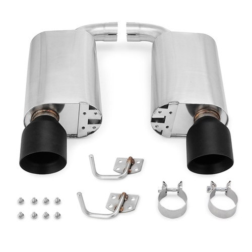 Mishimoto 2015+ Ford Mustang GT Street Axleback Exhaust w/ BlackTips - MMEXH-MUS8-15ASBK Photo - Primary