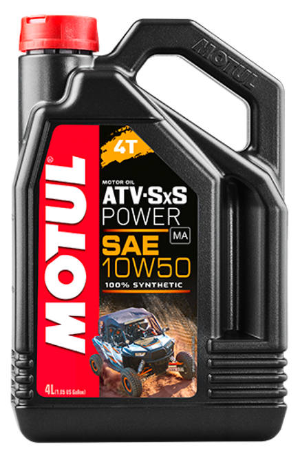 Motul 4L ATV-SXS POWER 4-Stroke Engine Oil 10W50 4T - 105901 User 1