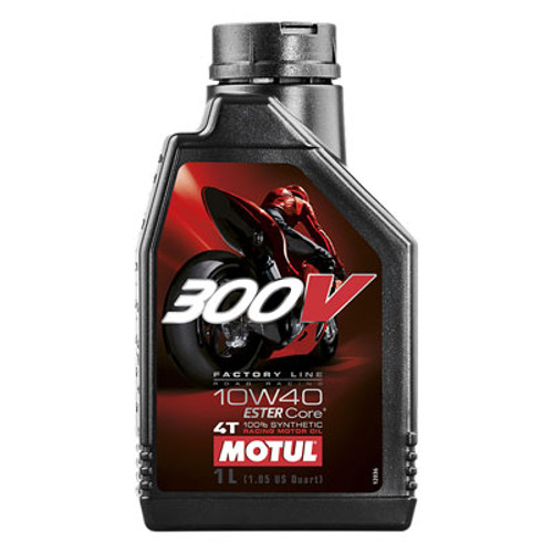 Motul 1L Synthetic-ester Oil 300V Factory Line Road Racing 10W40 - 104118