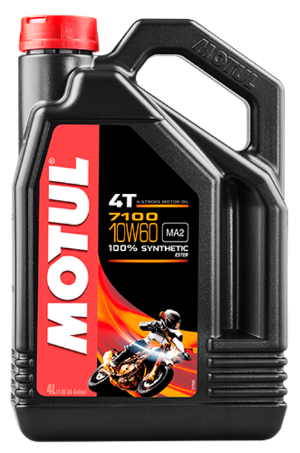 Motul 4L 7100 4-Stroke Engine Oil 10W60 4T - 104101 User 1