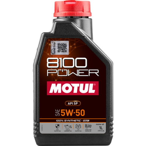 Motul 1L Synthetic Engine Oil 8100 Power 5W50 - 111811 Photo - Primary