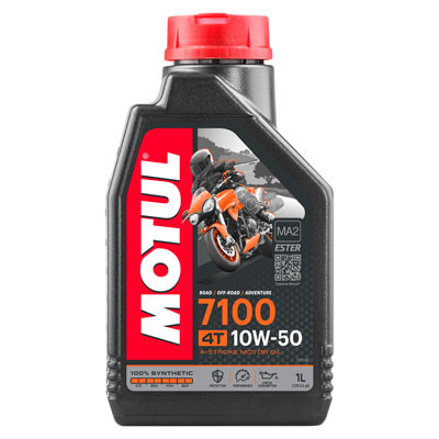 Motul 1L 7100 4-Stroke Engine Oil 10W50 - 104097