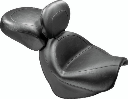 Mustang 05-08 Suzuki Blvd C50,05-08 Blvd C50T,01-04 VL800 Volusia Std Touring 2PC Seat - Black Photo - Primary