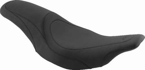 Mustang 99-15 Yamaha Road Star 1600,1700 Wide Touring 2PC Seat w/Driver Backrest Studs - Black Photo - Primary Mustang 99-15 Yamaha Road Star 1600,1700 Wide Touring 2PC Seat w/Driver Backrest Studs - Black Photo - Primary