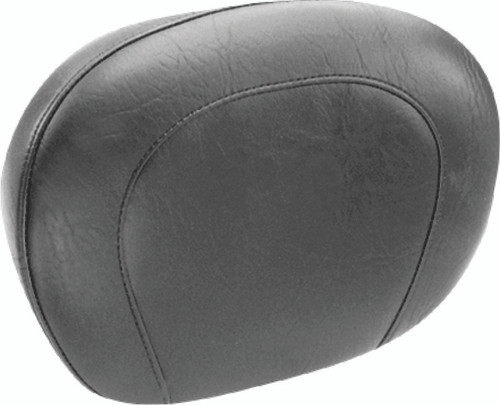 Mustang Harley Low Medallion Sissy Bar Pad (12 inch x 9 inch) - Black Photo - Primary