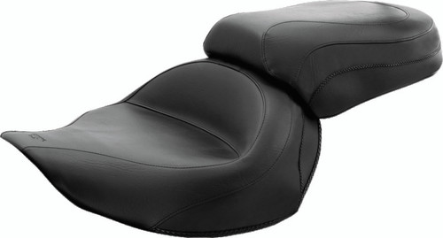 Mustang 06-15 Yamaha Roadliner & Stratoliner Wide Touring Solo Seat - Black Photo - Primary