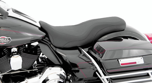 Mustang 08-21 Harley Electra Glide Std,Rd Glide,Rd King,Street Glide DayTripper 1PC Seat - Black Photo - Primary