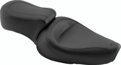 Mustang 82-03 Harley Sportster Standard Touring 1PC Seat - Black Photo - Primary
