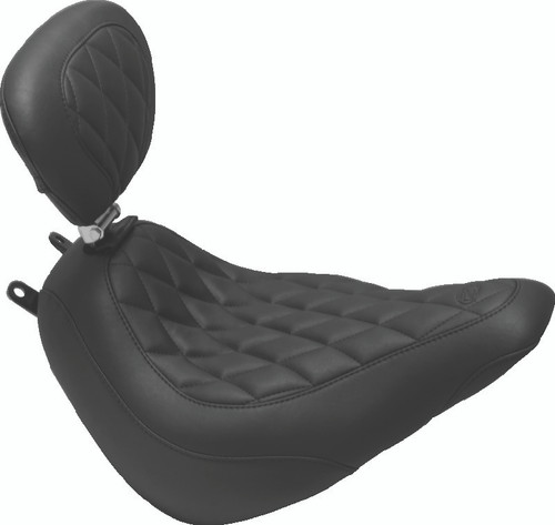Mustang 08-21 Harley Electra Glide,Rd Glid, Rd King, Str Glide Tour Passenger Seat w/Studs - Black Photo - Primary Mustang 08-21 Harley Electra Glide,Rd Glid, Rd King, Str Glide Tour Passenger Seat w/Studs - Black Photo - Primary
