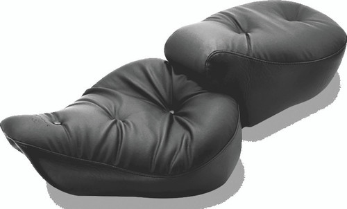 Mustang 91-05 Harley Dyna Wide Touring 1PC Seat Regal - Black Photo - Primary