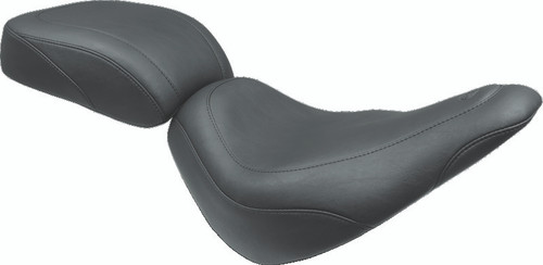 Mustang 18-21 Harley Softail Slim Wide Tripper Passenger Seat - Black Photo - Primary