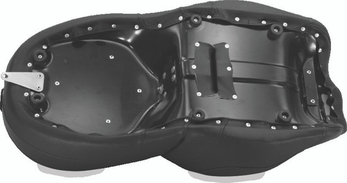 Mustang 06-17 Harley Dyna Super Tripper 1PC Seat - Black Photo - Primary