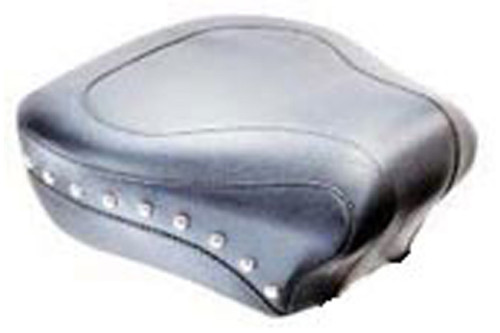 Mustang 84-06 Harley Standard Rear Tire Wide Touring Passenger Seat w/Studs - Black Photo - Primary